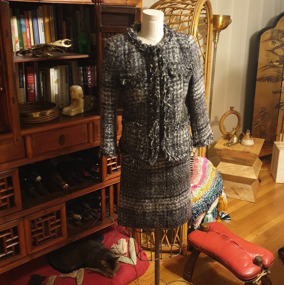 Joe Fresh wool pencil skirt - Coco Chanel Style